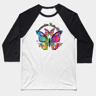 Artistic Flutterflies Baseball T-Shirt